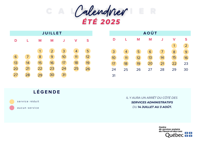 calendrier scolaire_CSSFL