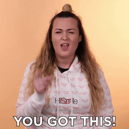 jeune femme disant « you got this »